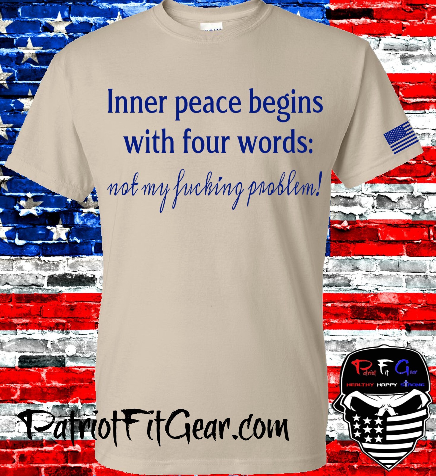 t-shirt, Inner Peace Begins With 4 Words, Not My F*cking Problem, Humor, Hoodie
