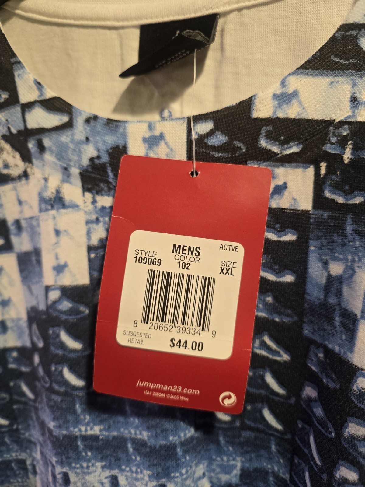 Vintage Air Jordan Face Photo Montage Tee Shirt 2XL New With Tags 2000s Grailed)