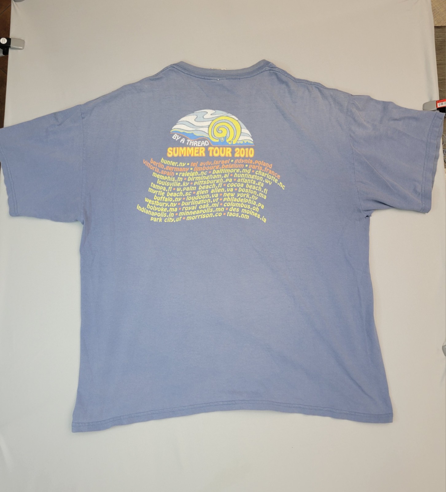 Govt Mule Vintage T-Shirt By A Thread Summer 2010 Tour Size XL