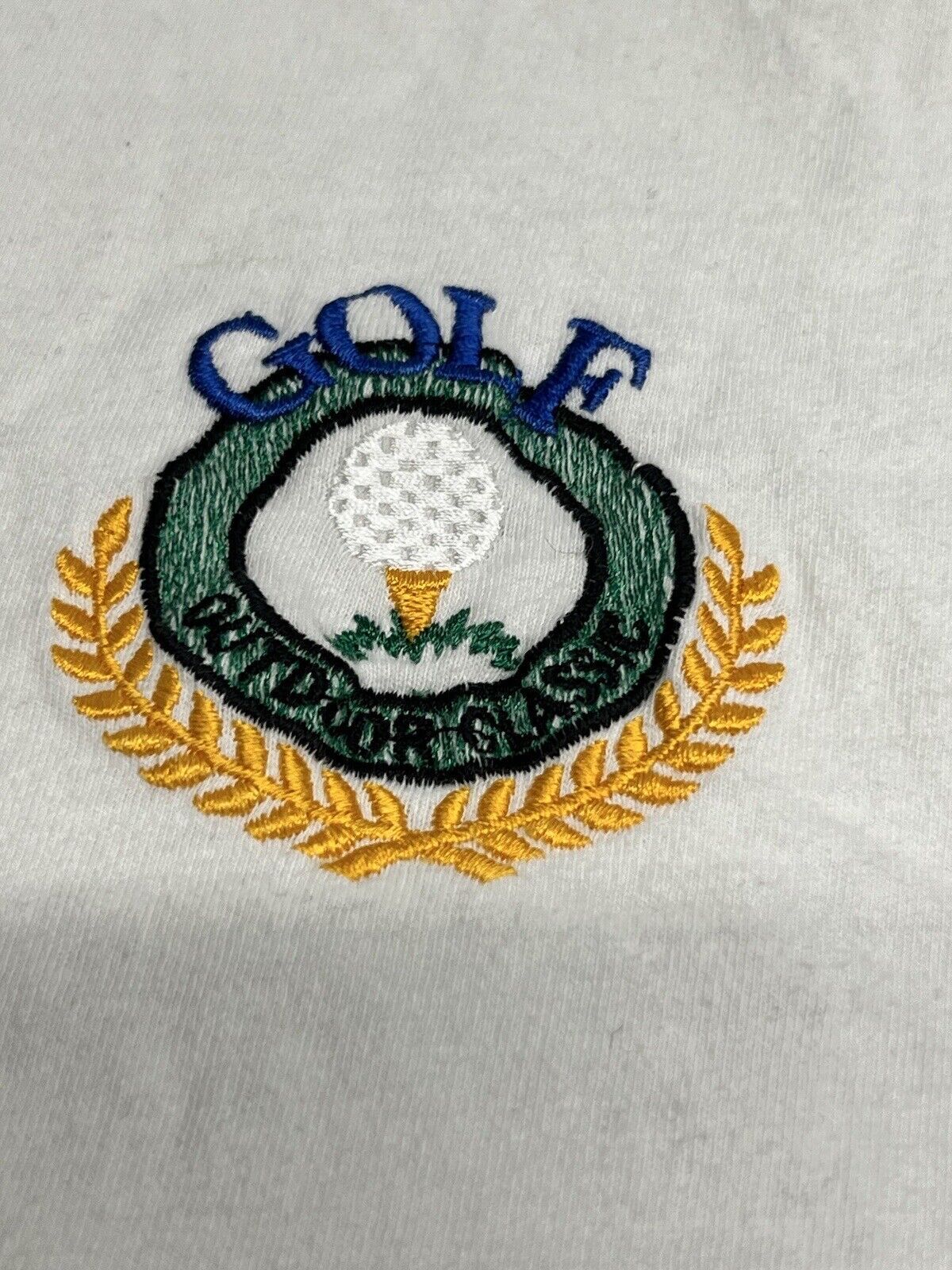 Vintage Blitzz Studios Outdoor Classic Golf Tournament T-Shirt Embroidered Sz L