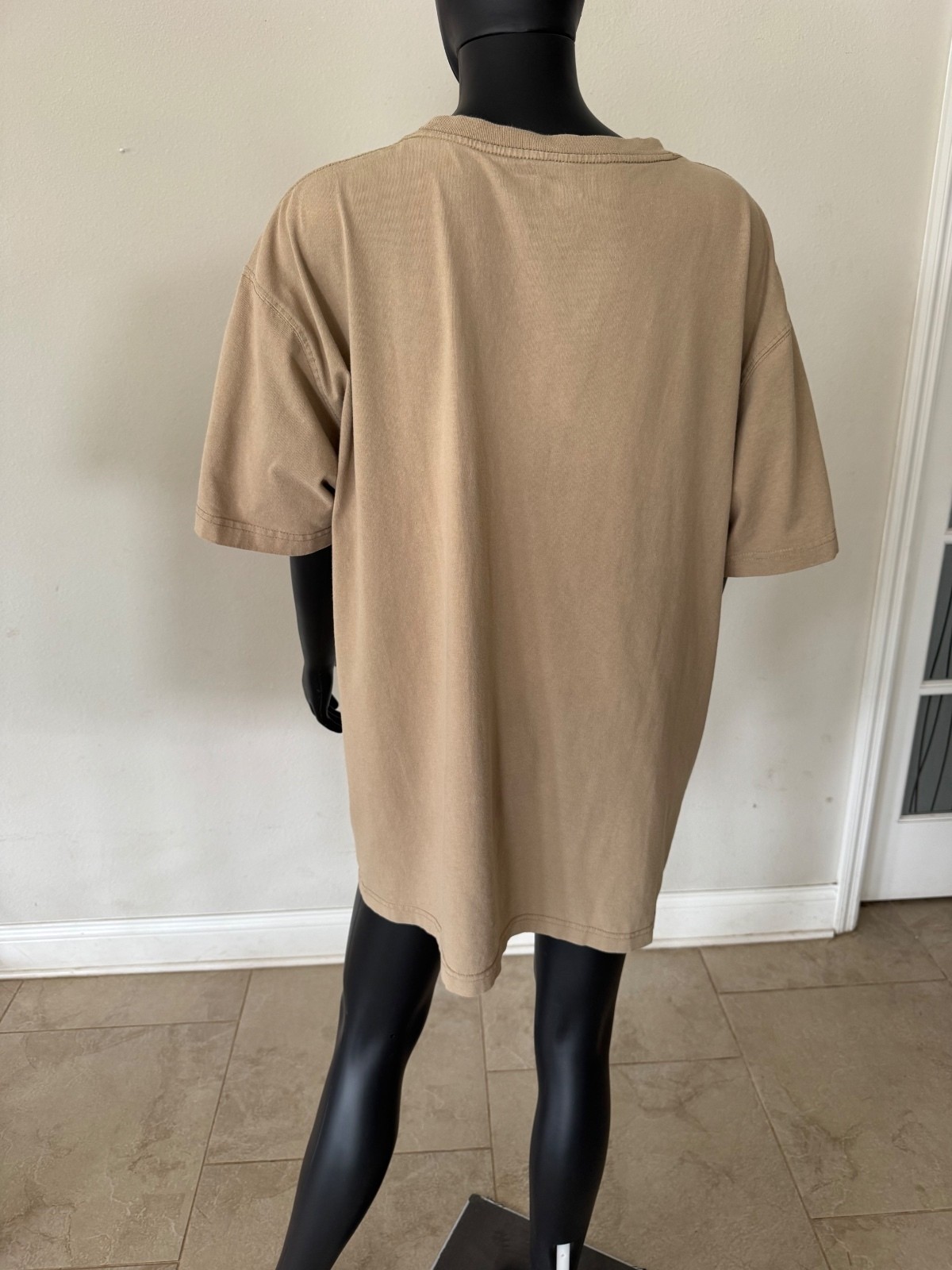 Dickies Mens 3XL Tan Pocket T Shirt Heavyweight Cotton Workwear Tee
