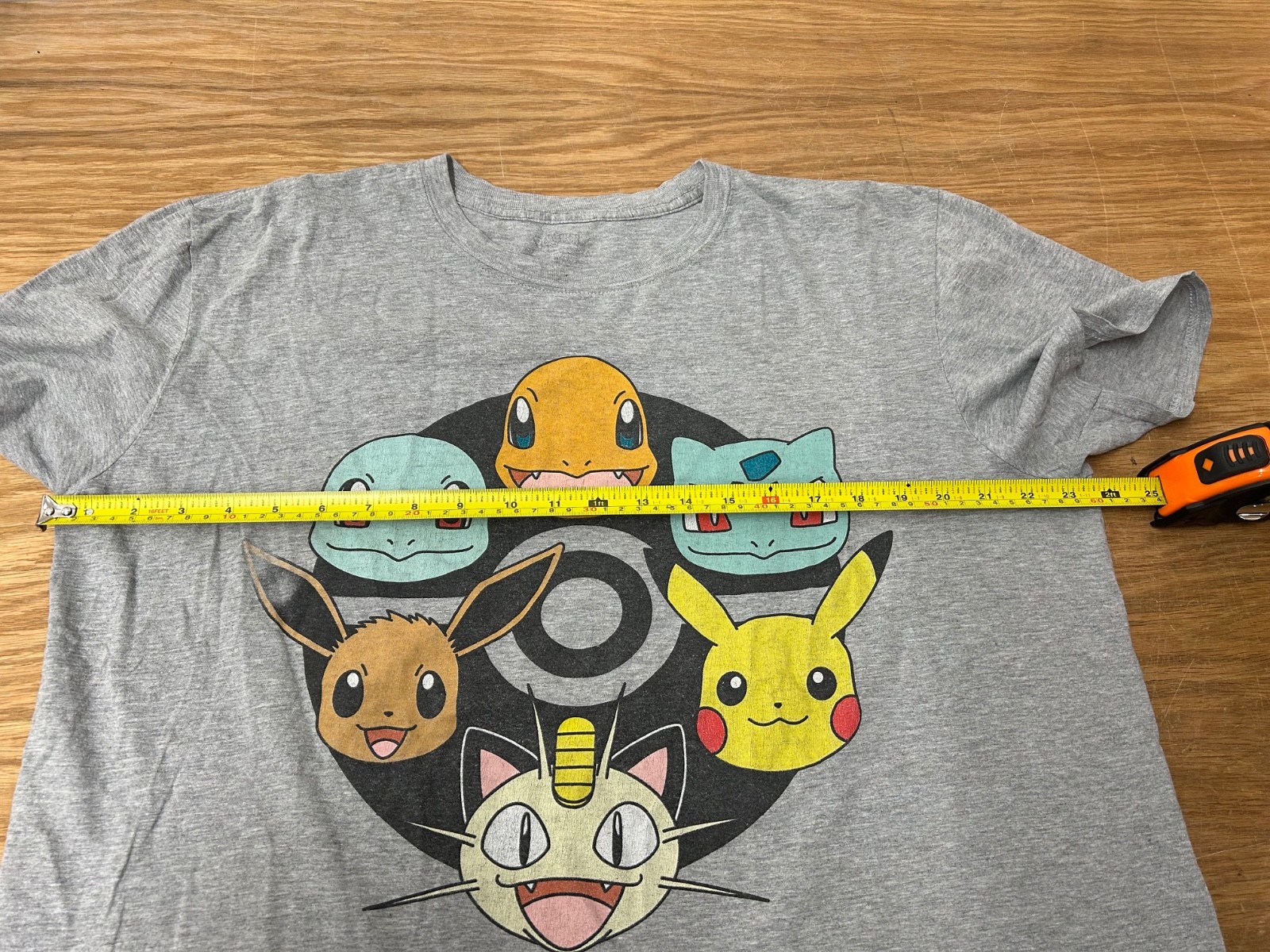 Pokemon Pikachu Squirtle Charmander Bulbasaur Eevee Meowth Poke Ball Shirt 2XL?