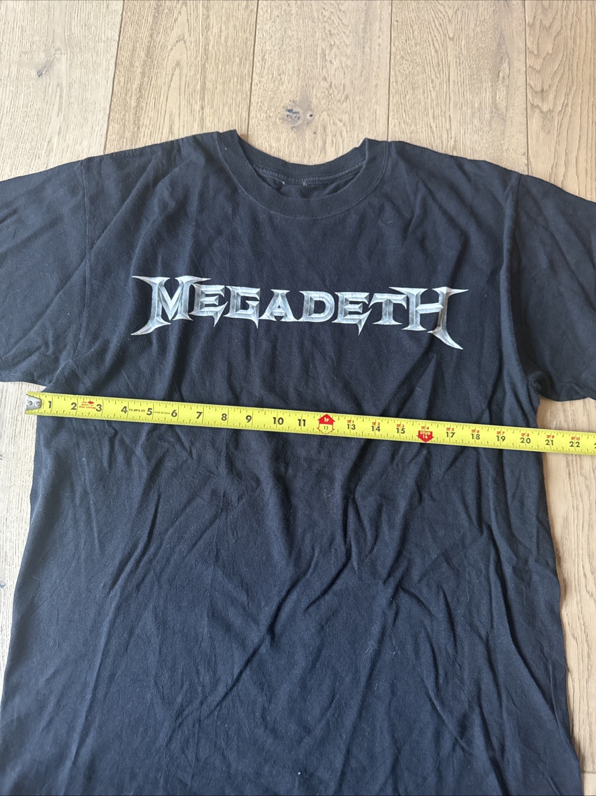 Vtg 2007 Megadeth ‘United Abominations Tour Of Duty’ Large Shirt (no Tag)