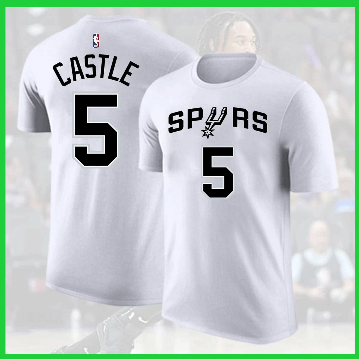 HOT NEW – Stephon #5 Castle San Ant0nio Team 2026 Player Name & Number S–3XL