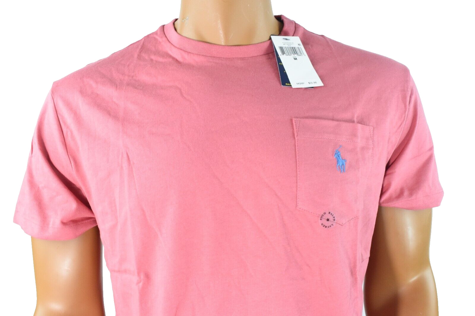 Polo Ralph Lauren Mens T-shirt M XXL New Red Blue Pony One Pocket Short Sleeve