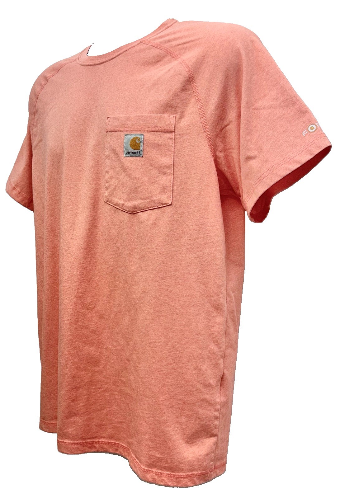 Carhartt FORCE Men Size M Pullover Short Sleeve Pocket Logo T-Shirt Relaxed Fit