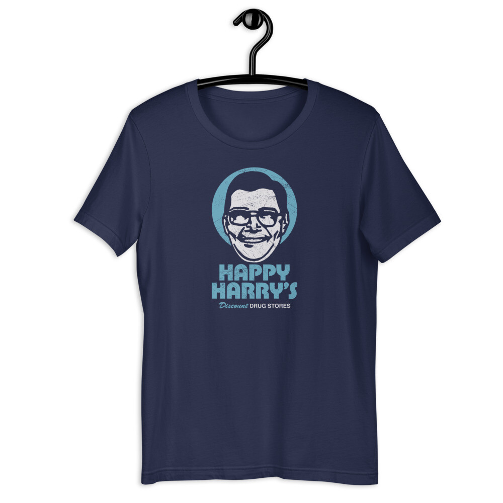 Happy Harry’s Drug Stores Unisex Retro T-shirt – Bygone Brand Tees