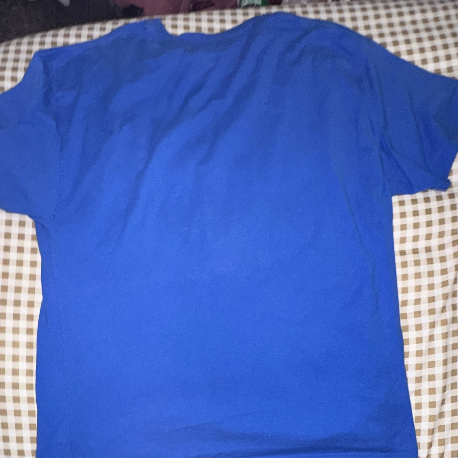 Champion Authentic Athleticwear Men’s XL Blue Crew Neck Short Sleeve Logo Tee