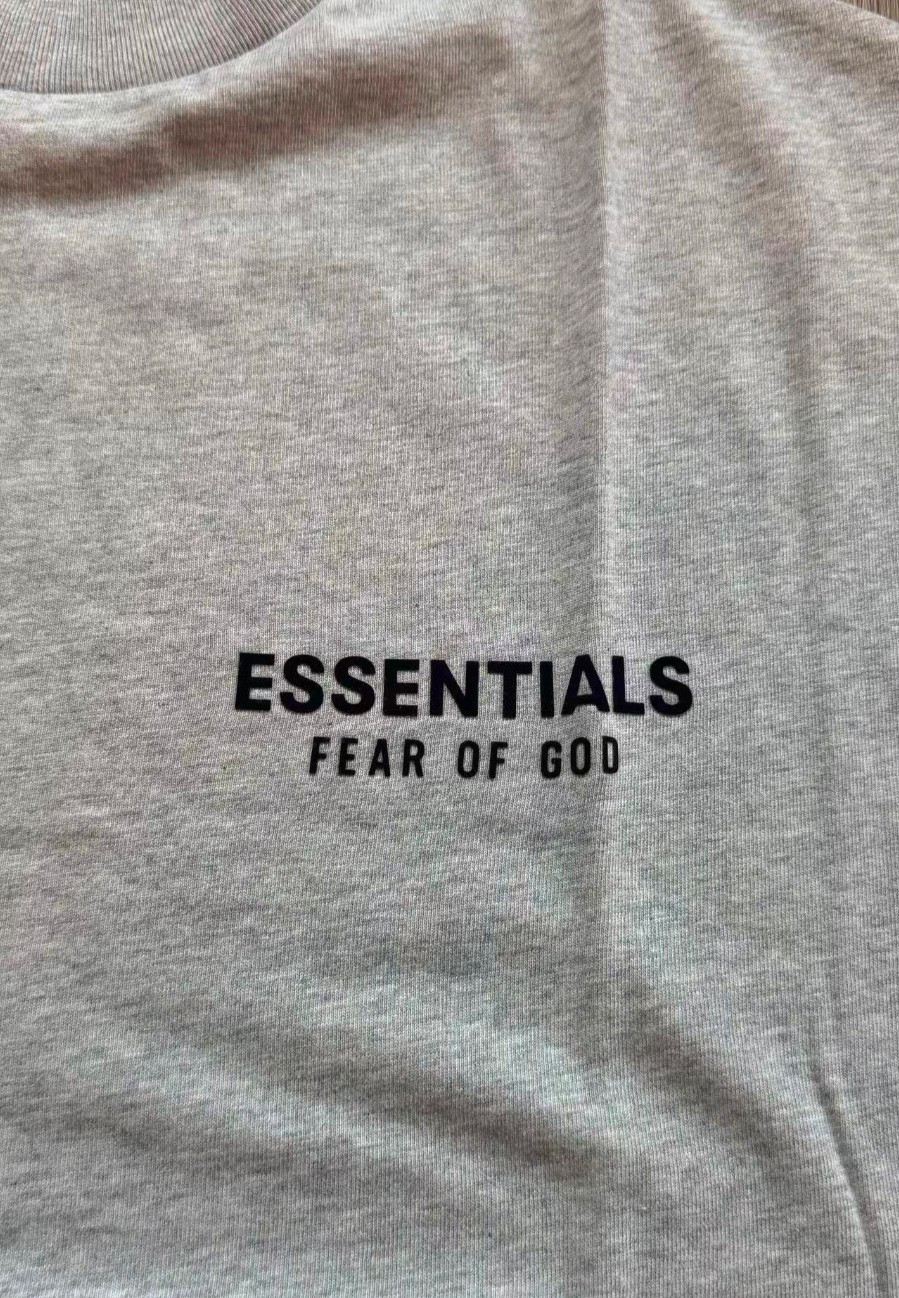 Authentic Fear Of God Essentials Dark Oatmeal T-Shirt | All Sizes XS-XL |