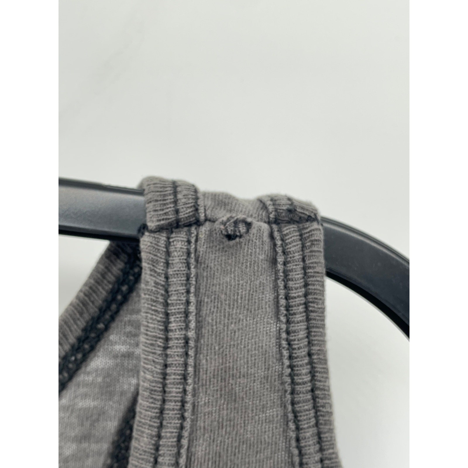 SEASONS Men’s Gray Distressed Cape Cod Logo Scoop-Neck Pullover Tank SZ M