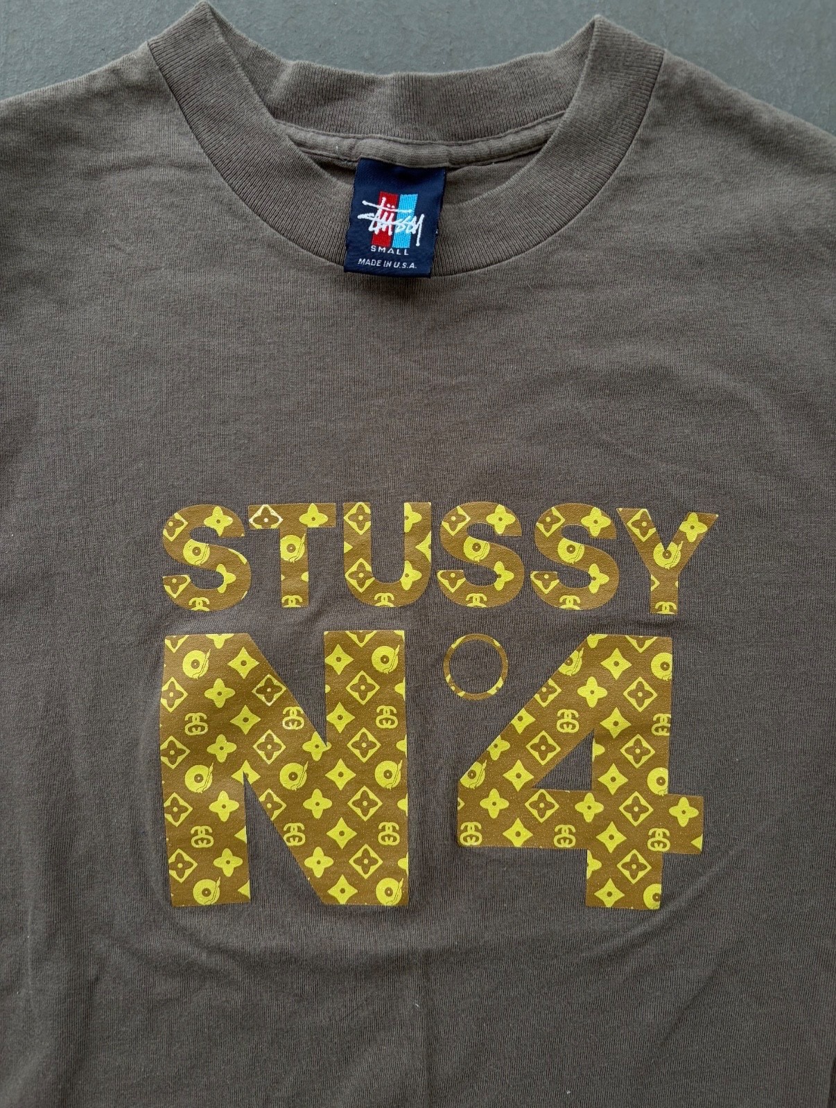 stussy LV monogram bootleg tee 2001