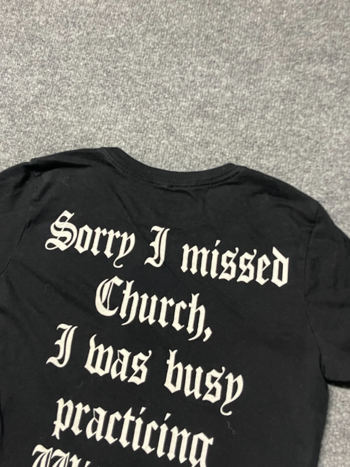 Black Craft Cult Shirt Womens XS Unholy Lesbian Satanic Nun Affliction Church