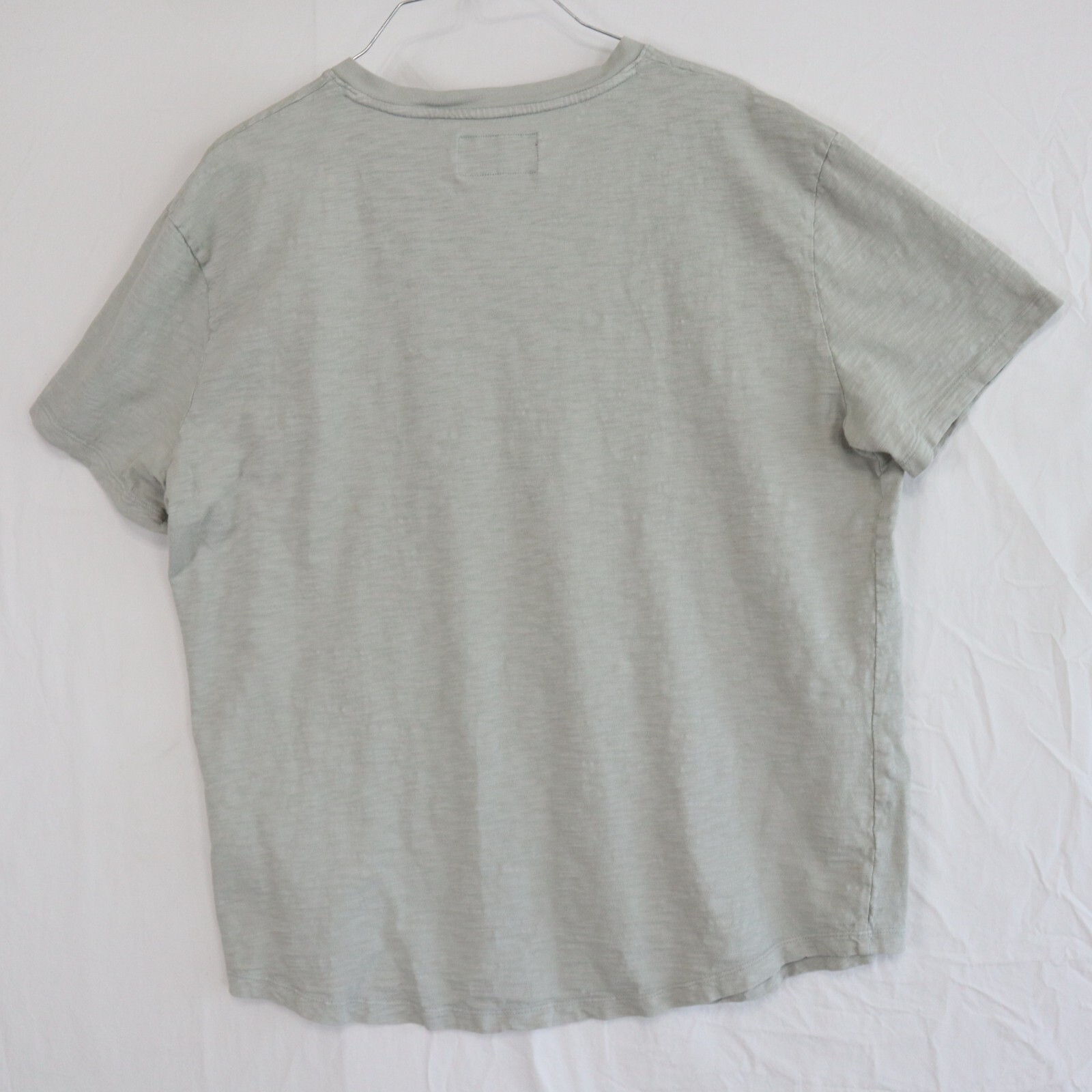 Lucky Brand Henley T-Shirt Mens XL Outdoor Casual Knit Cotton Gray Short Sleeve