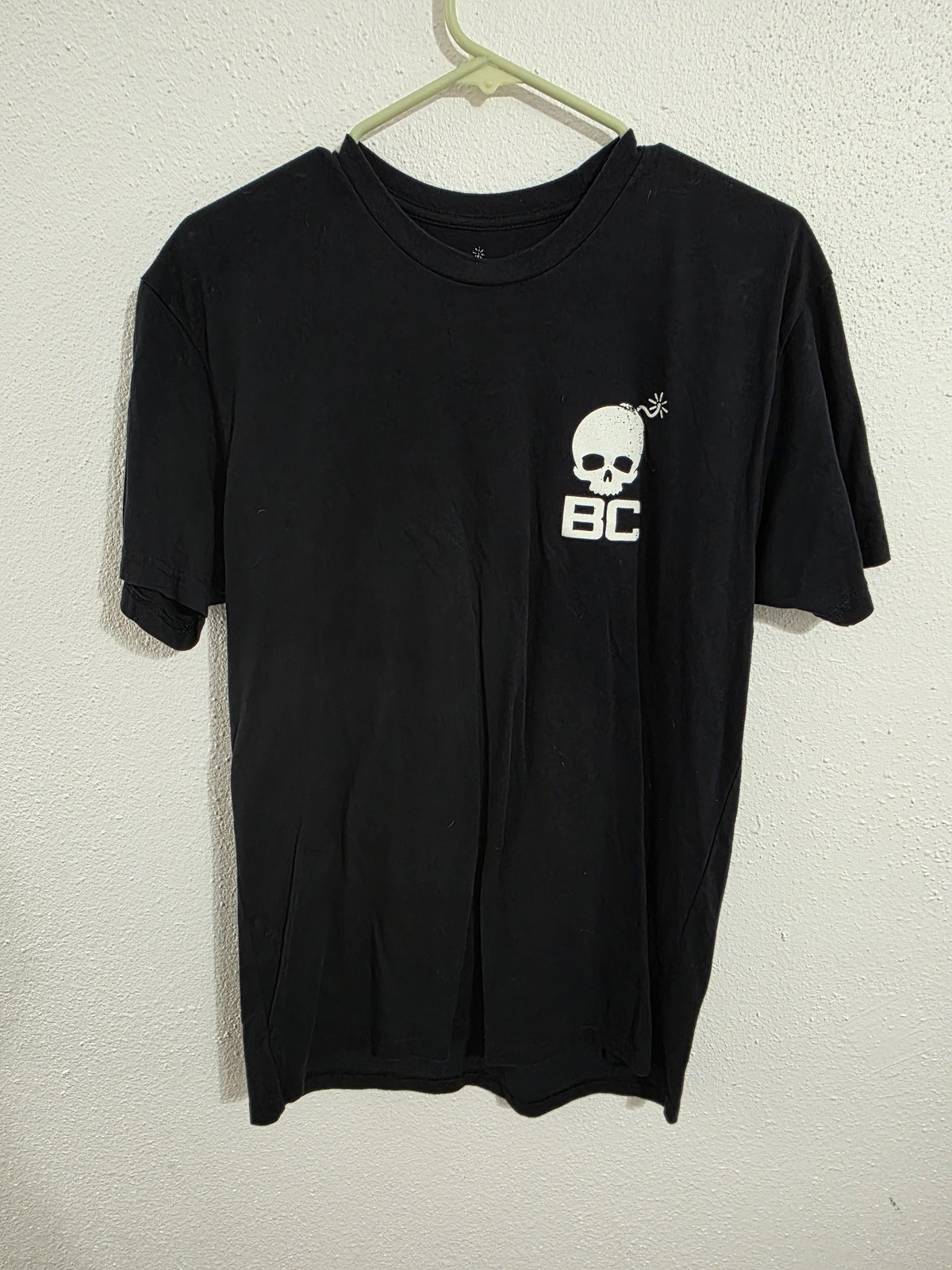 BC Shirt Mens Large Black Every Normal Man Skull Pirate Graphic Tee Quote