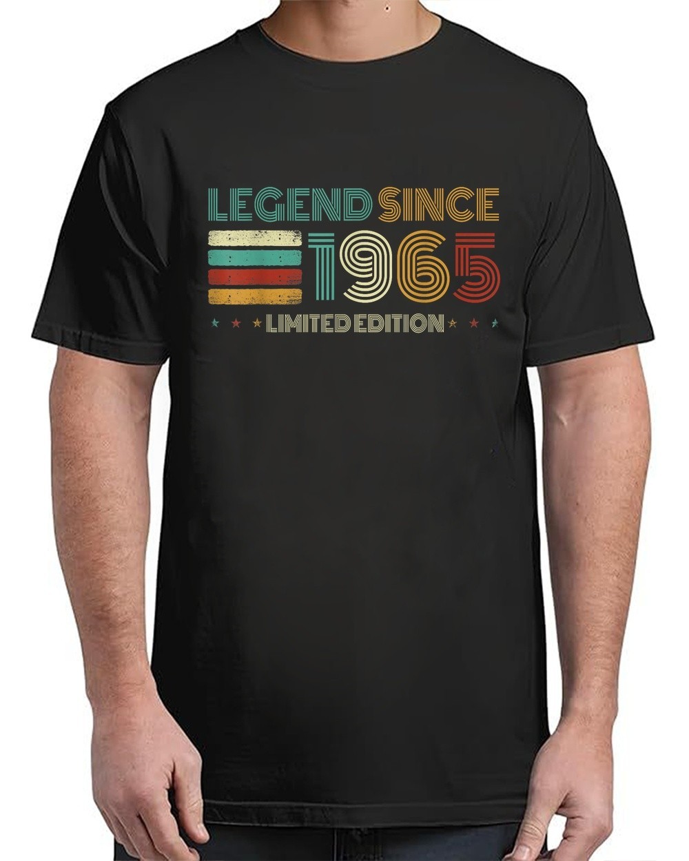 60 Years Old Legend Since 1965 60th Birthday Vintage Adult S-4XL T-Shirt