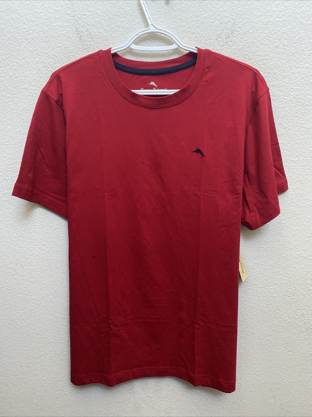 NEW Tommy Bahama Men’s Large Scarlet Red T-Shirt Cotton Spandex Lightweight NWT
