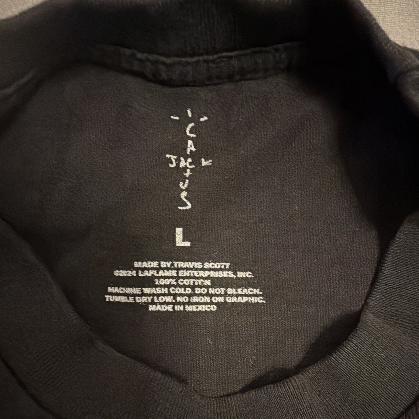 TRAVIS SCOTT Cactus Jack Free The Rage II Miami T-Shirt Men’s Size L Utopia Rare