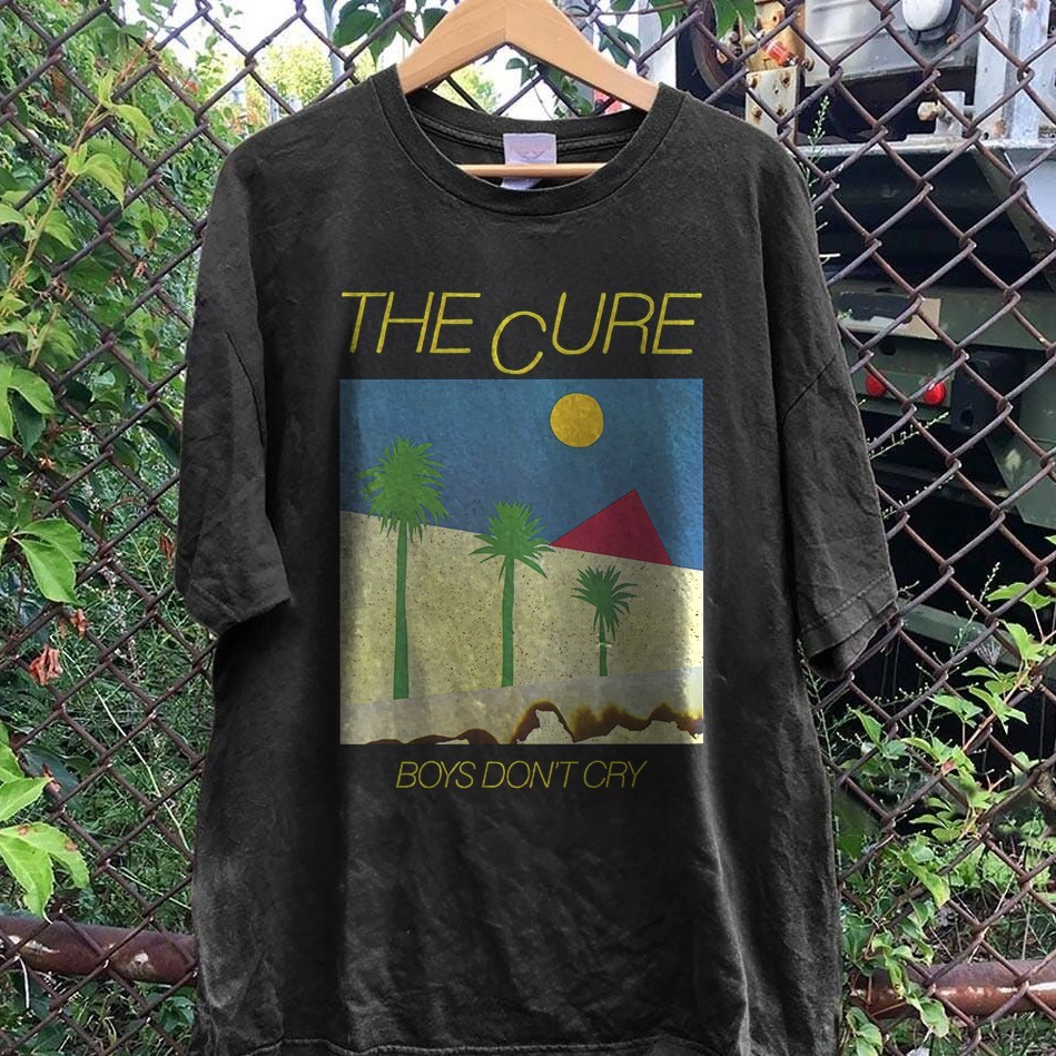 The Cure Boys Don’t Cry T-Shirt Vintage Band Album Graphic Unisex Tee