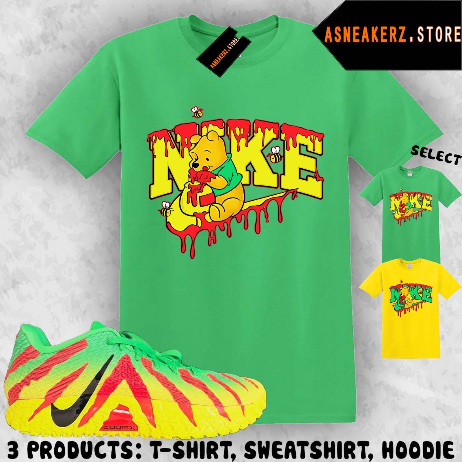 Shirt Match Ja 3 Jurassic Park Explorer Sneaker Matching Tee Sweet Winnie Pooh