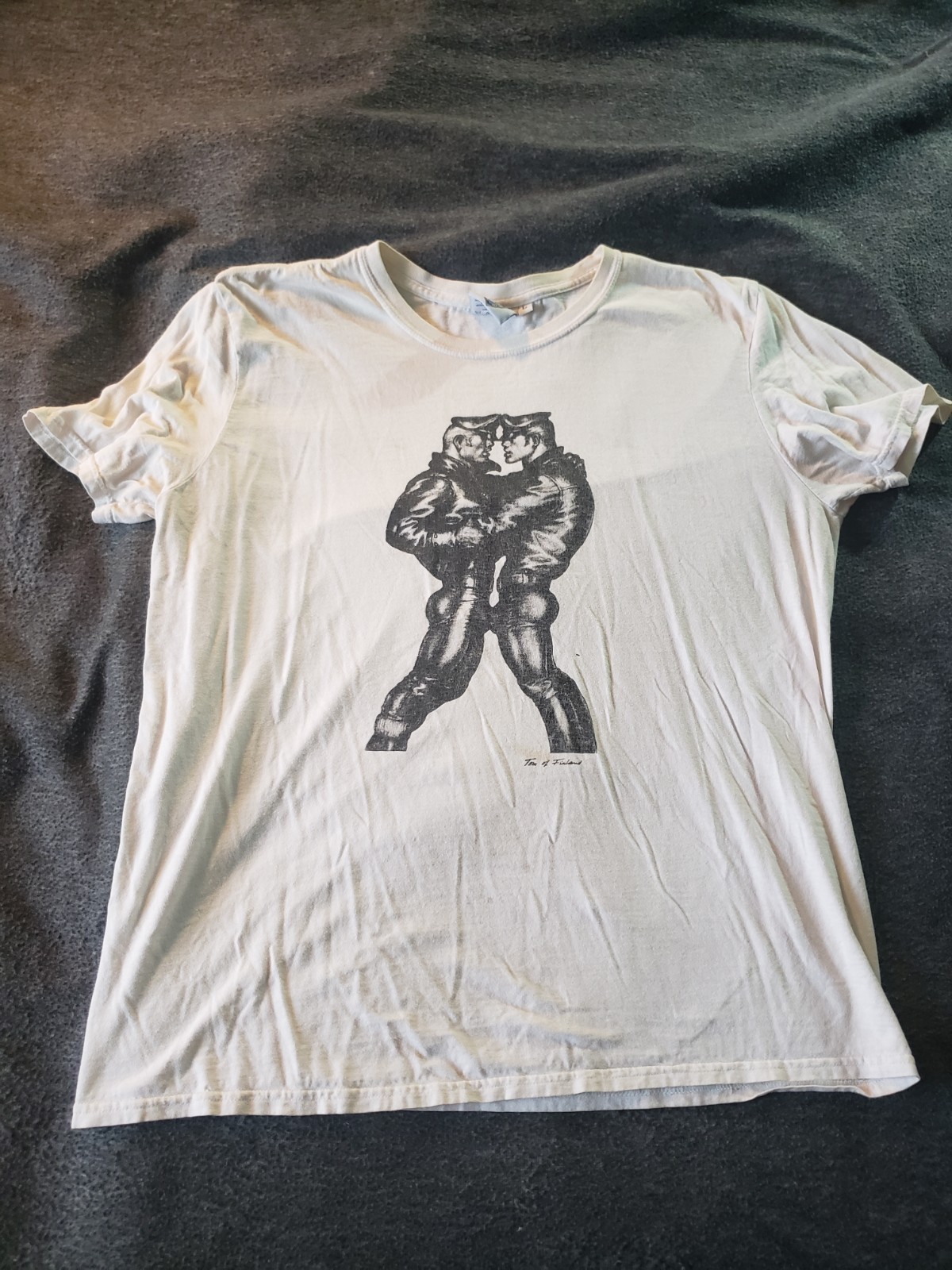 Tom of Finland New York City L Tshirt Leather Gay