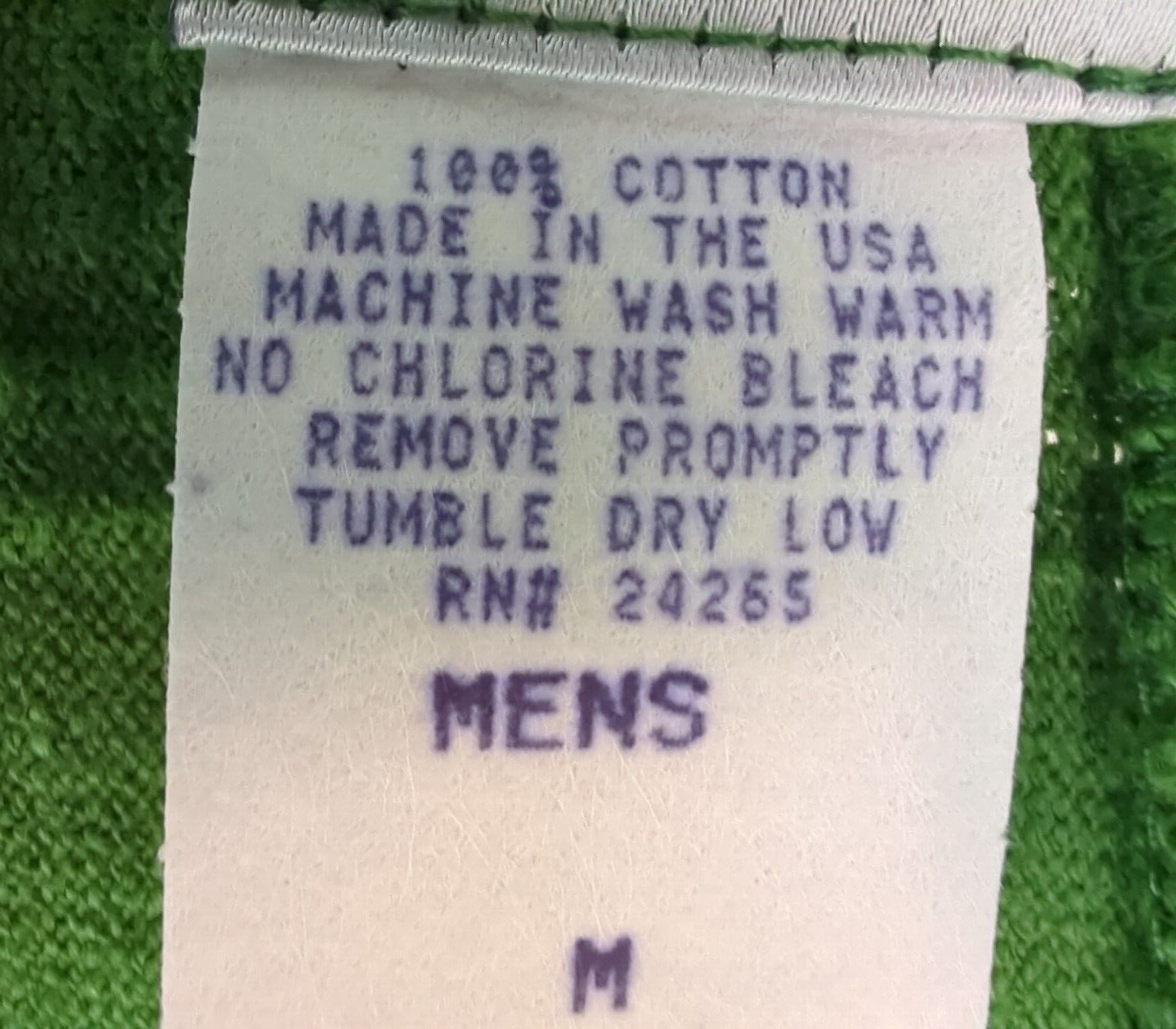 VTG 80s 90s COLUMBIAKNIT Henley T-Shirt Men’s Size M Green Ribbed USA MADE ~NEW*