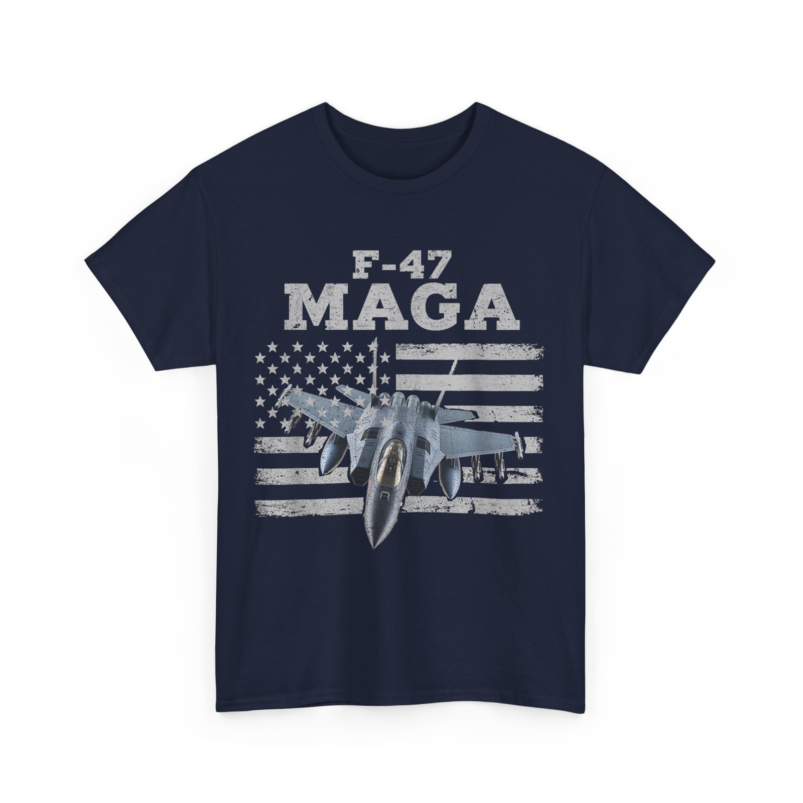F47 American Flag T-shirt, F-47 Jet Fighter Aircraft Women Men T-shirt