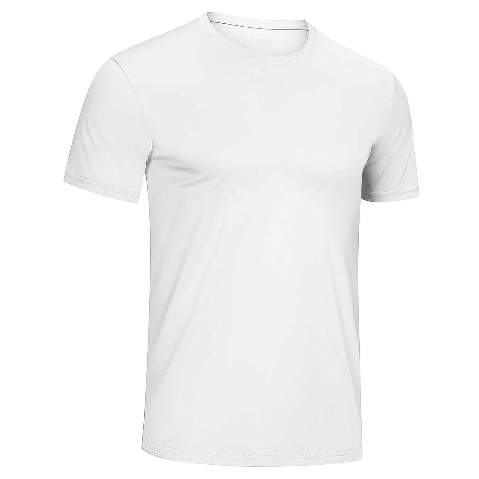 Men’s UPF 50+ Short Sleeve T-Shirt Summer Quick Dry Athletic Sports Running Tops
