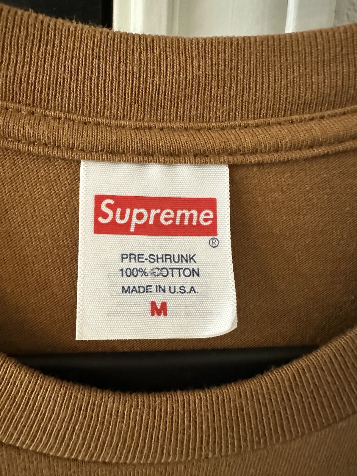 Supreme Gotham Tee New York Brown Size M 100% Authentic READ