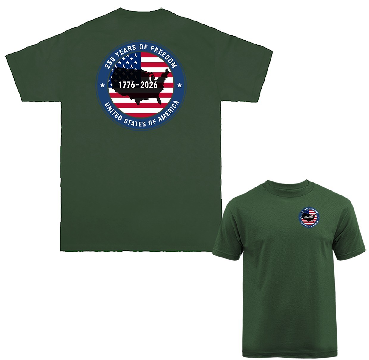 250 Years of American Independence Day US Flag 4th of July Patriotic T-shirt