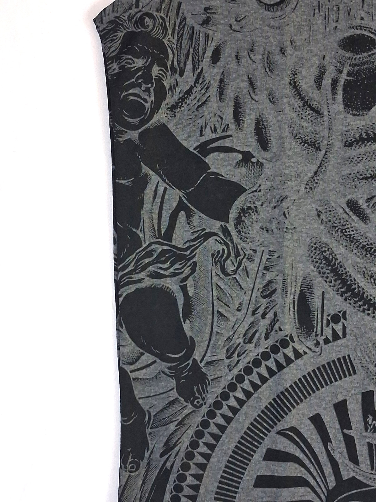 Crooks & Castles Football Medusa Muscle Tank Shirt Small Oversized Heavyweight