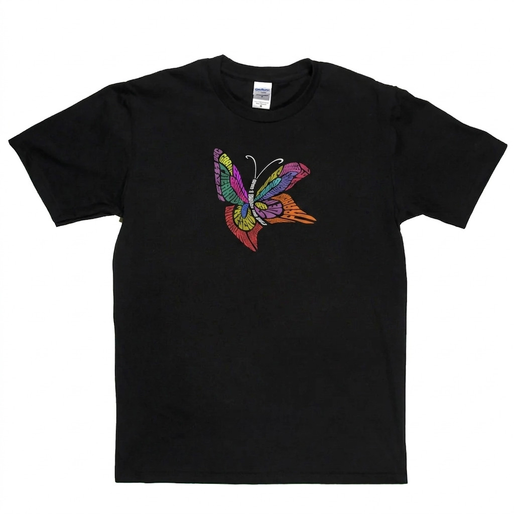 Grand Funk Railroad Santana Fat Mattress 1969 Butterfly T-Shirt
