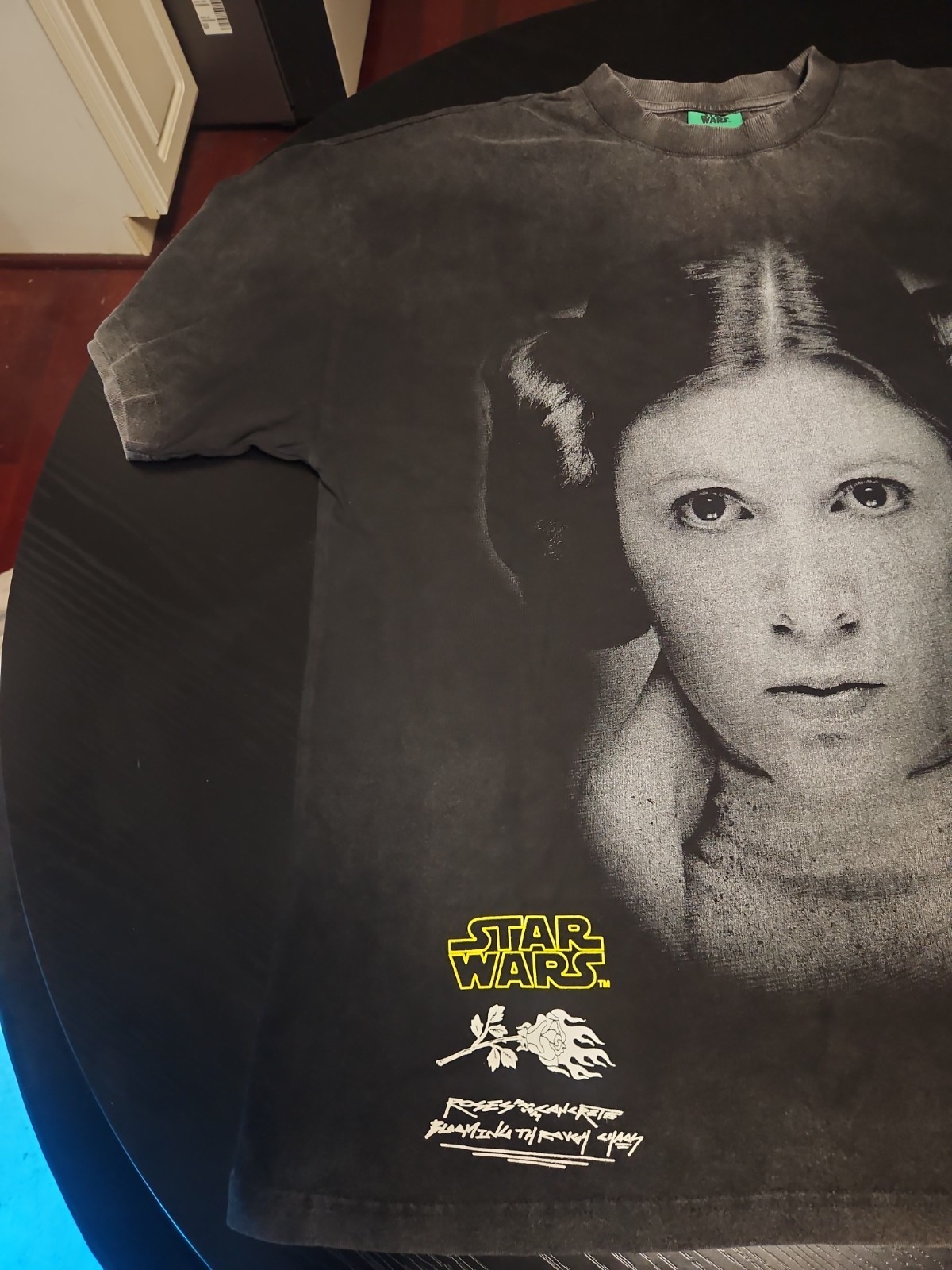 Civil Regime × Star Wars Princess Leia oversized t-shirt in black. Mediam