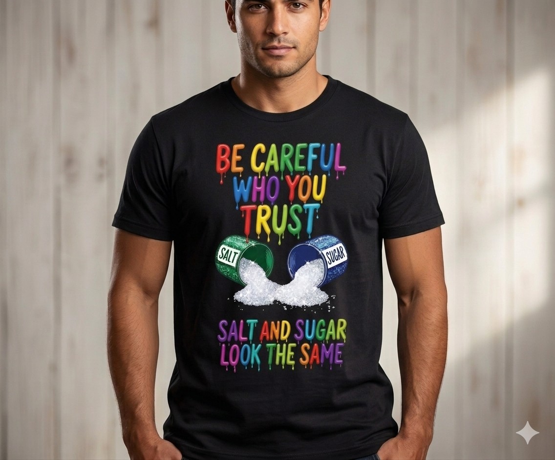 Gildan Ultra Cotton Unisex L Crew Neck Short Sleeve Funny Bear Graphic Tee