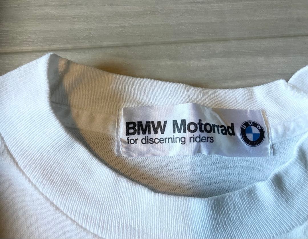 BMW Motorrad Vintage Motorcycle T-Shirt White 90s 20s Free Size