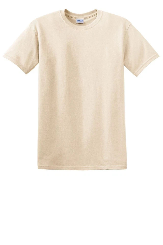 6 Pack Gildan 5000 Men’s T-Shirt Heavy Cotton Short Sleeve Plain Blank Tee S-3XL