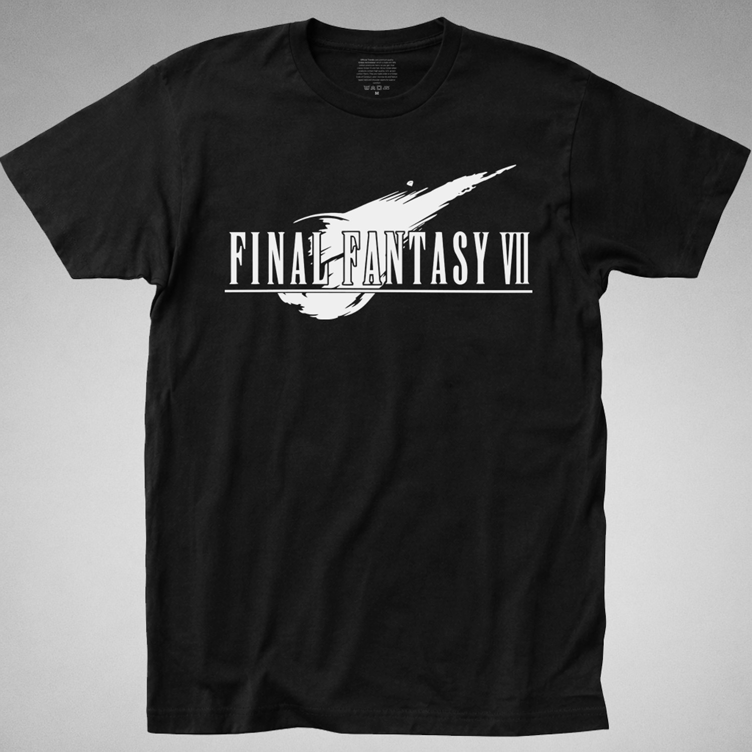 Final Fantasy VII 7 T-SHIRT ff7 cloud sony playstation ps1 rpg squaresoft retro