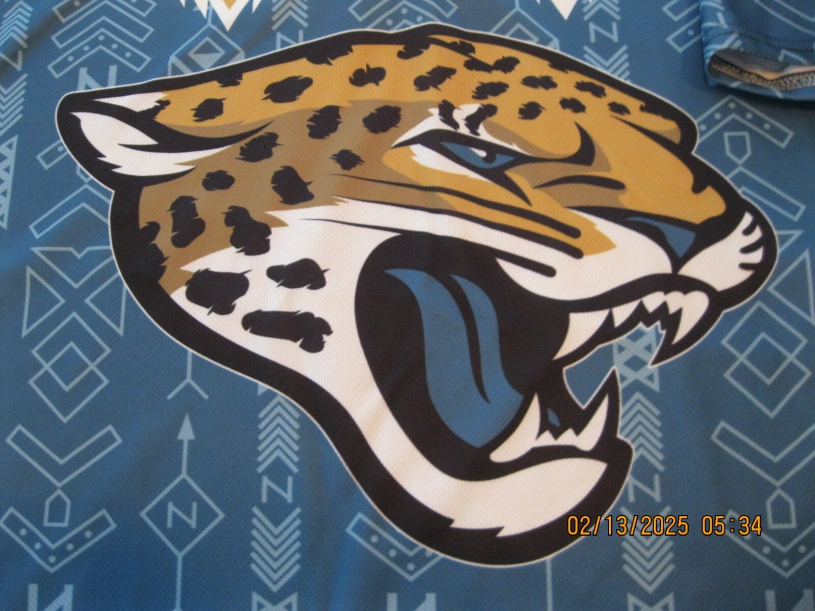 JACKSONVILLE JAGUARS NFL Summer Outfit 2-Piece Short Sleeve Shirt & Short Set XL