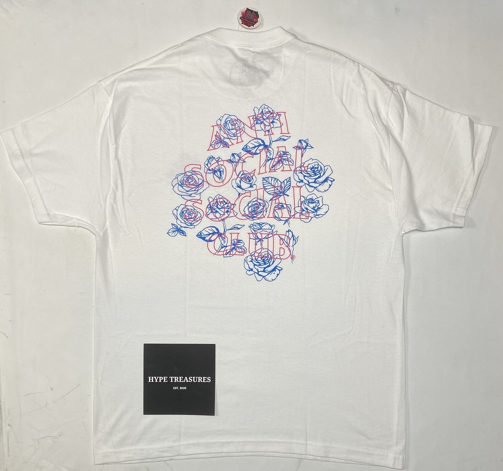 NEW Anti Social Social Club Rose Tee White Size SMALL,LARGE XL HYPETREASURES