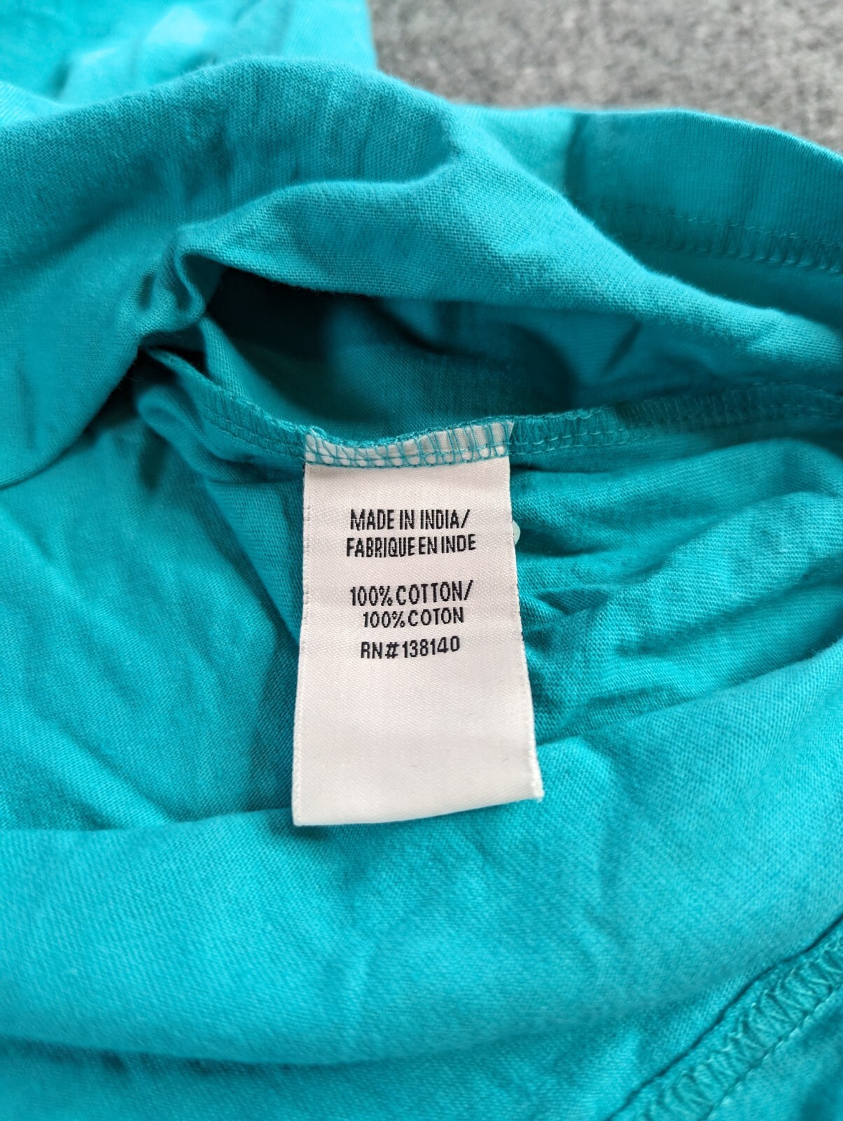 Born Fly T-shirt Mens Small Teal Anytown USA NWT