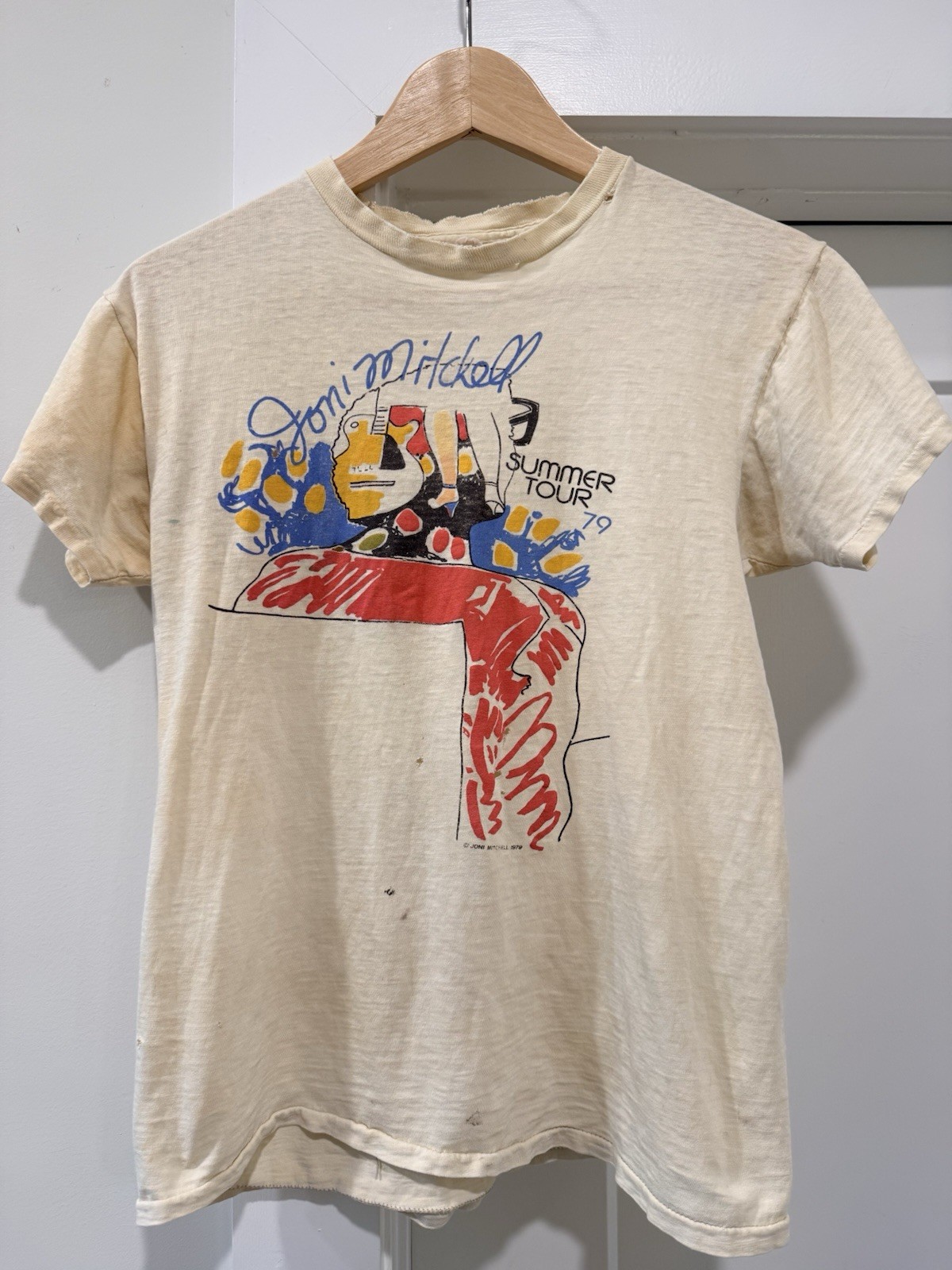Vintage 1979 Joni Mitchell Summer Tour Concert Tee Mingus Original