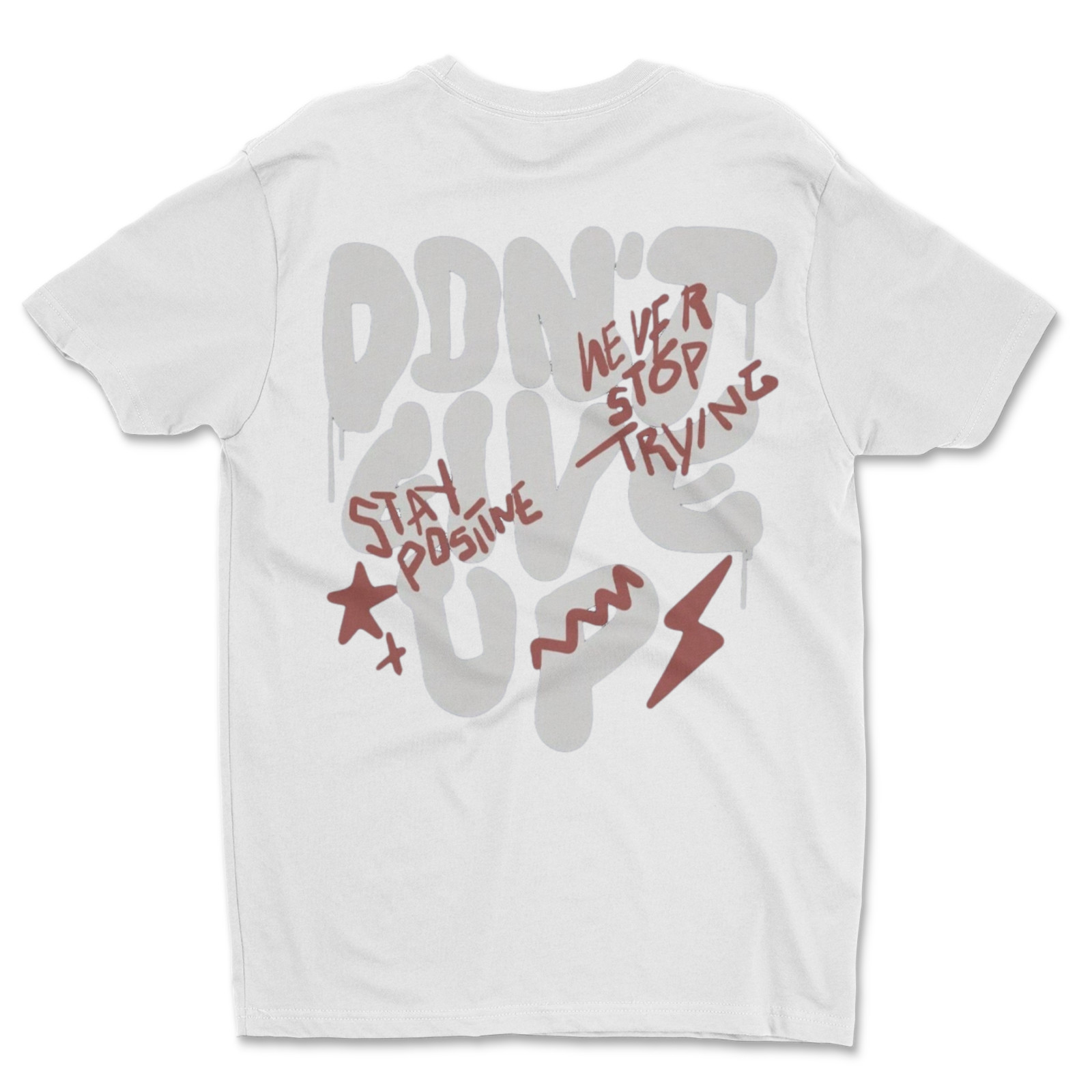 DTF Don’t give up/ Custom Unisex Soft Style T-Shirts, Next Level- Cotton