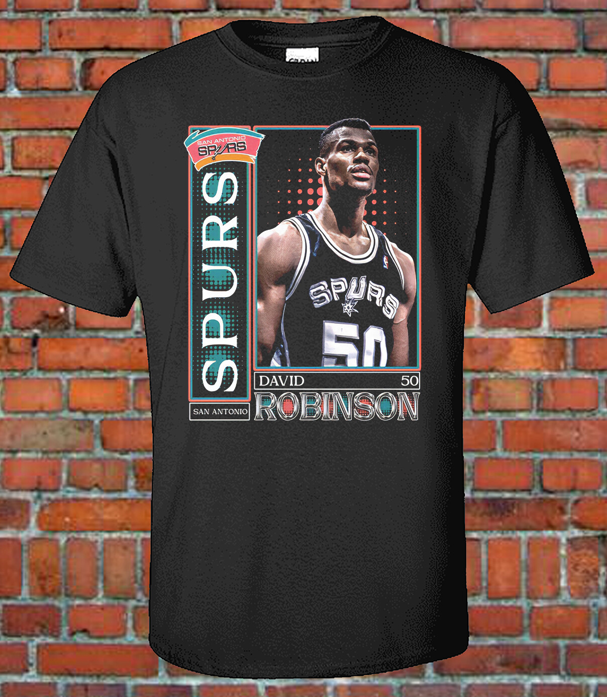 David Robinson 90s Style Graphic Tee