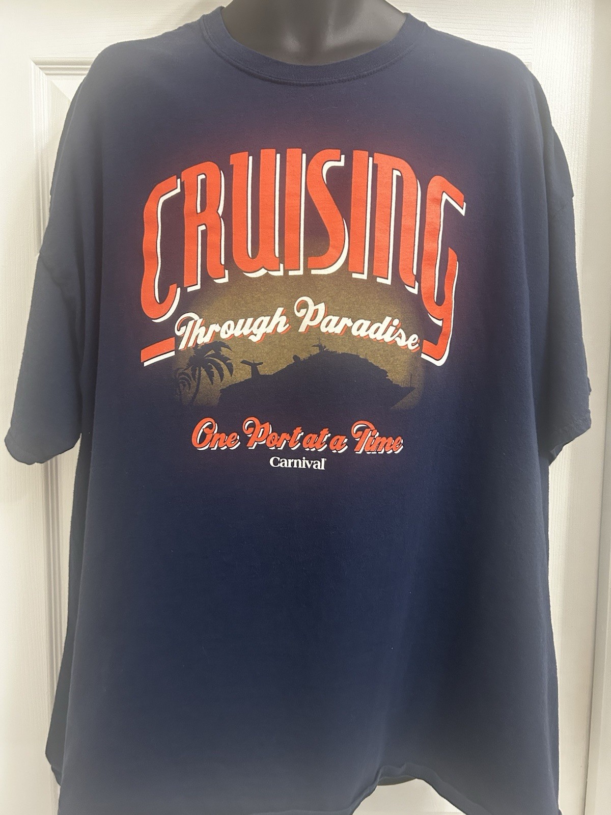 CARNIVAL CRUISE LINE CRUISING THROUGH PARADISE – 3XL BLUE T-SHIRT