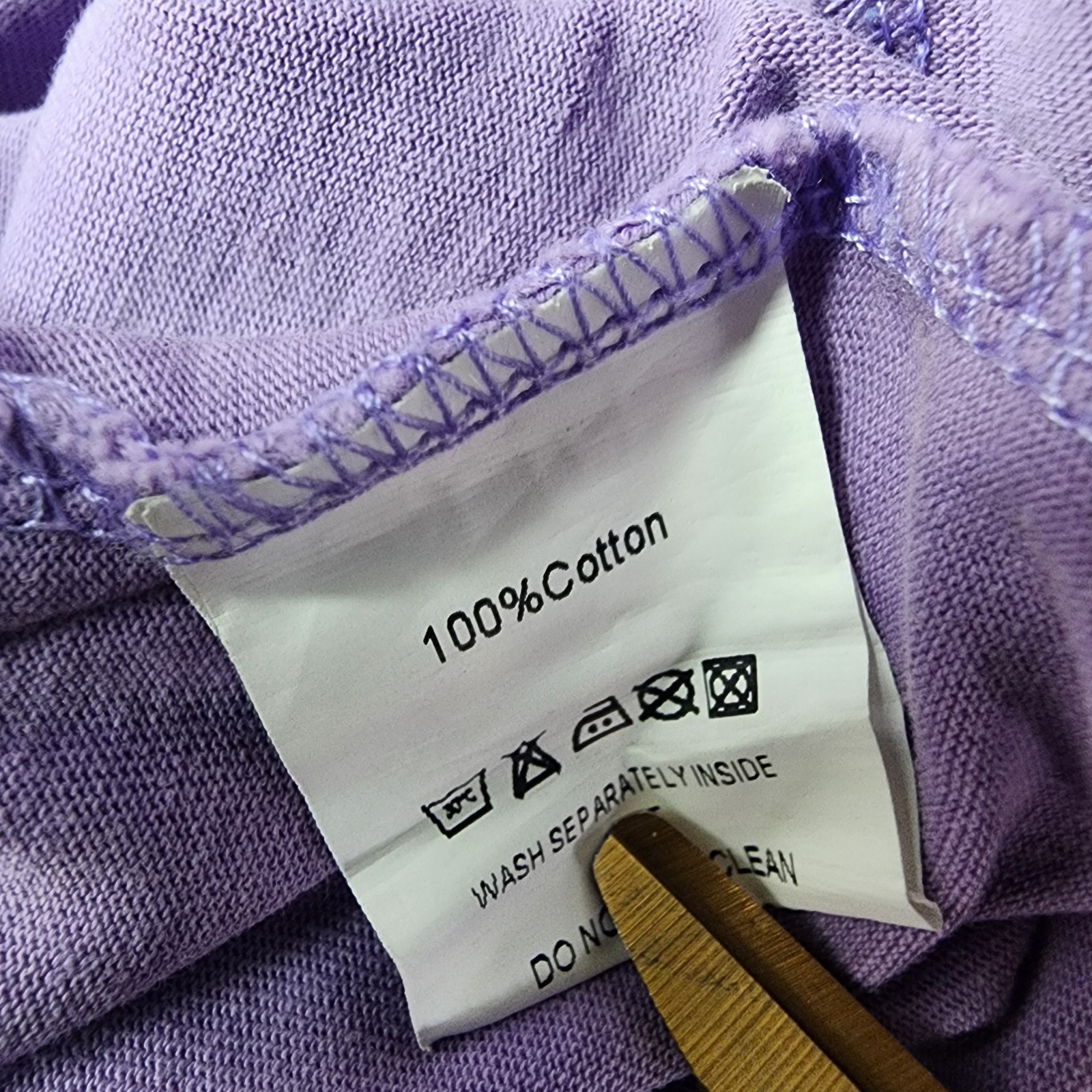 WXM Clothing Lavender T Shirt Mens Large 100% Cotton Minimalist Streetwear