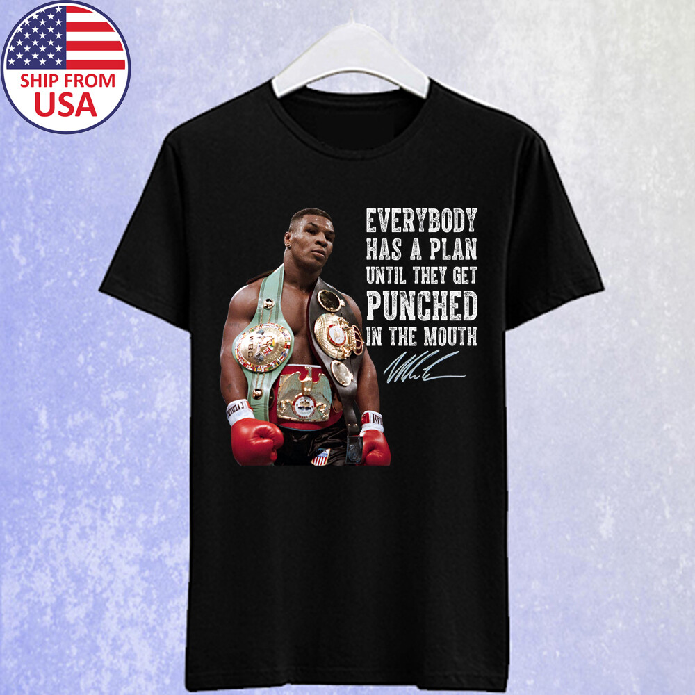 Iron Mike Tyson Quotes Men’s Black Size S-5XL