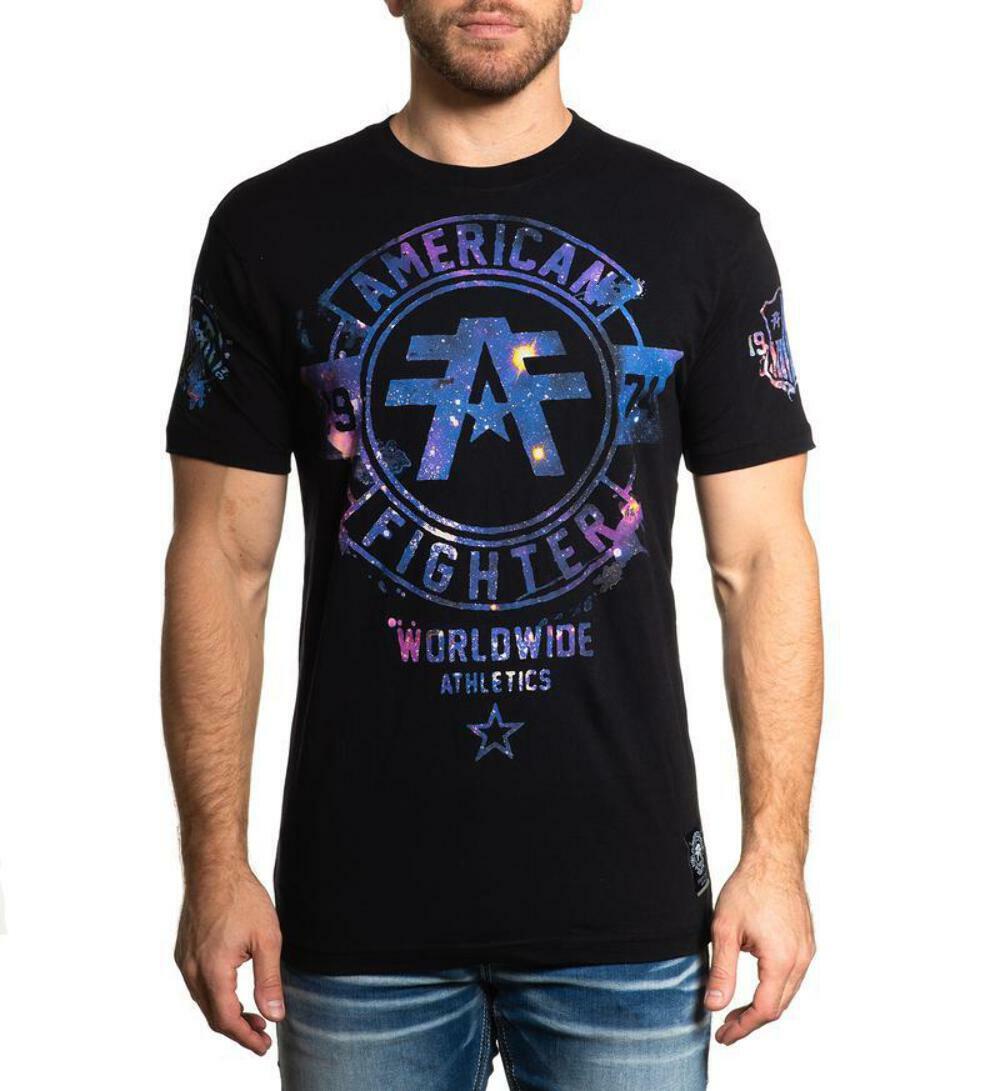 AMERICAN FIGHTER SILVER LAKE GALAXY Men’s T-Shirt *