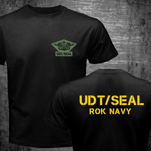 New Republic Of South Korea ROK NAVY UDT / SEAL Special Forces Military T-shirt