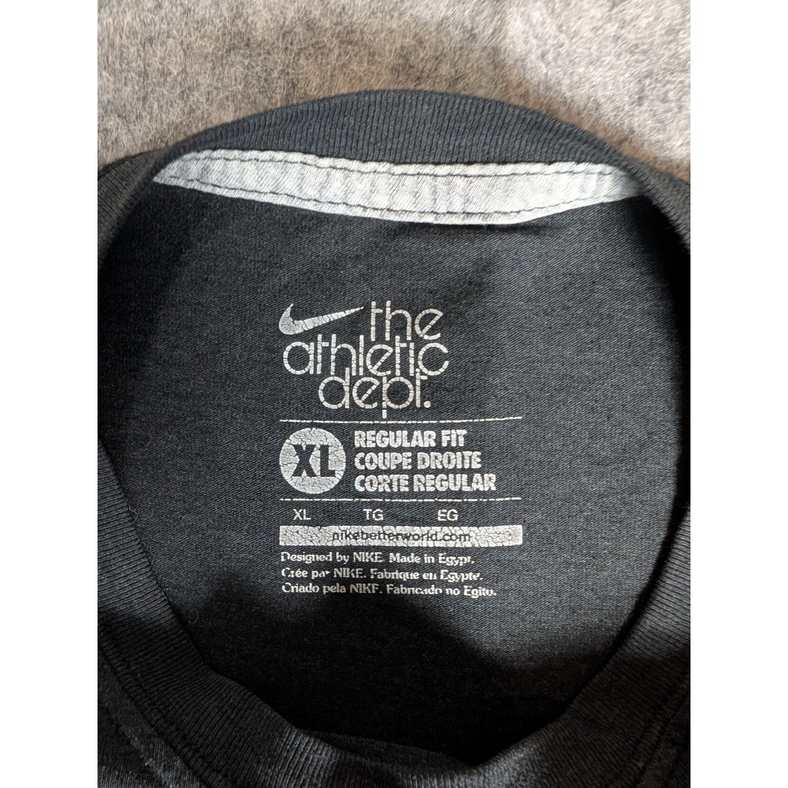 Nike Athletic Dept You Don’t Know Graphic T-Shirt Black Regular Fit XL