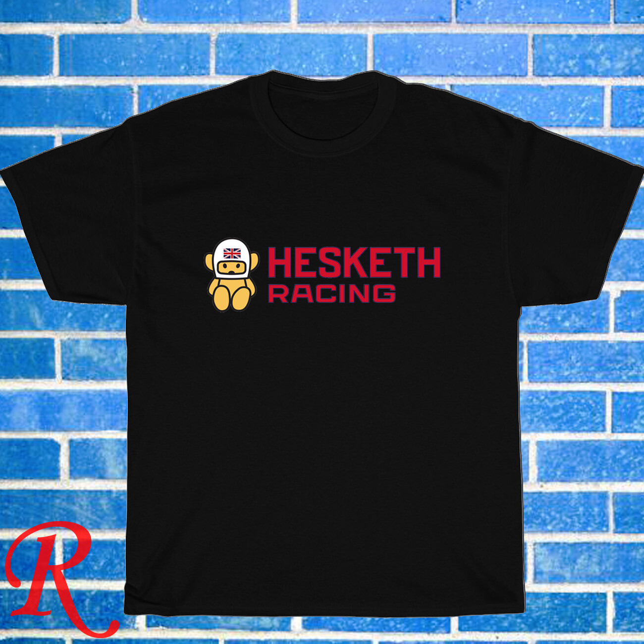 New Hesketh Racing Company Logo Black/Grey/Navy/White Size S-5XL Unisex T-Shirt