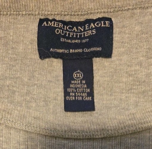 Vintage 90s American Eagle Outfitters AE T-Shirt Original Issue XXL Division 05